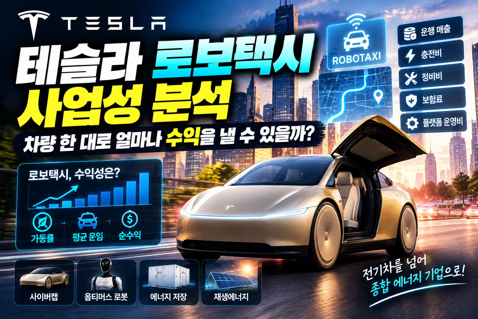 테슬라 로보택시 수익성 분석